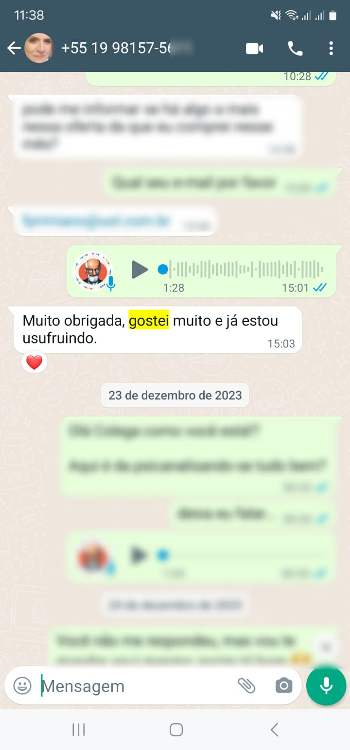 Depoimento de cliente