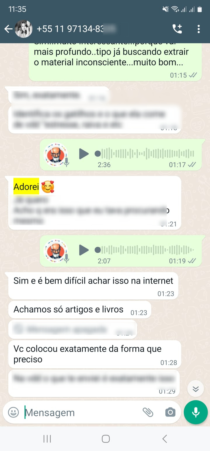 Depoimento de cliente