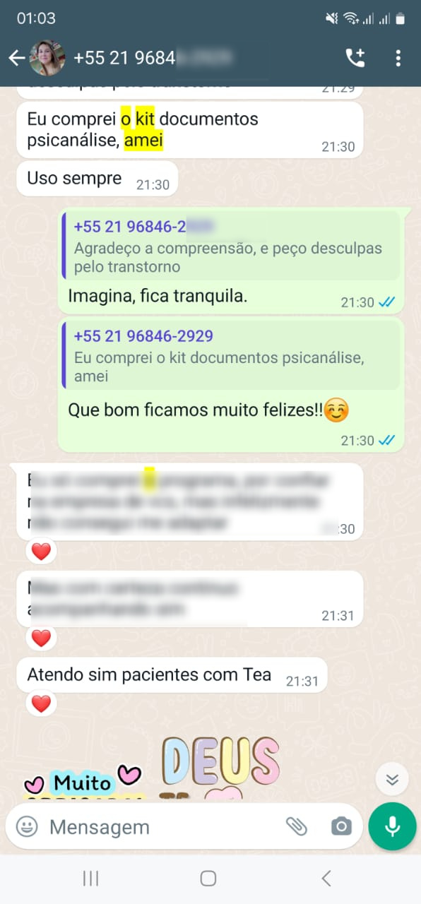Depoimento de cliente